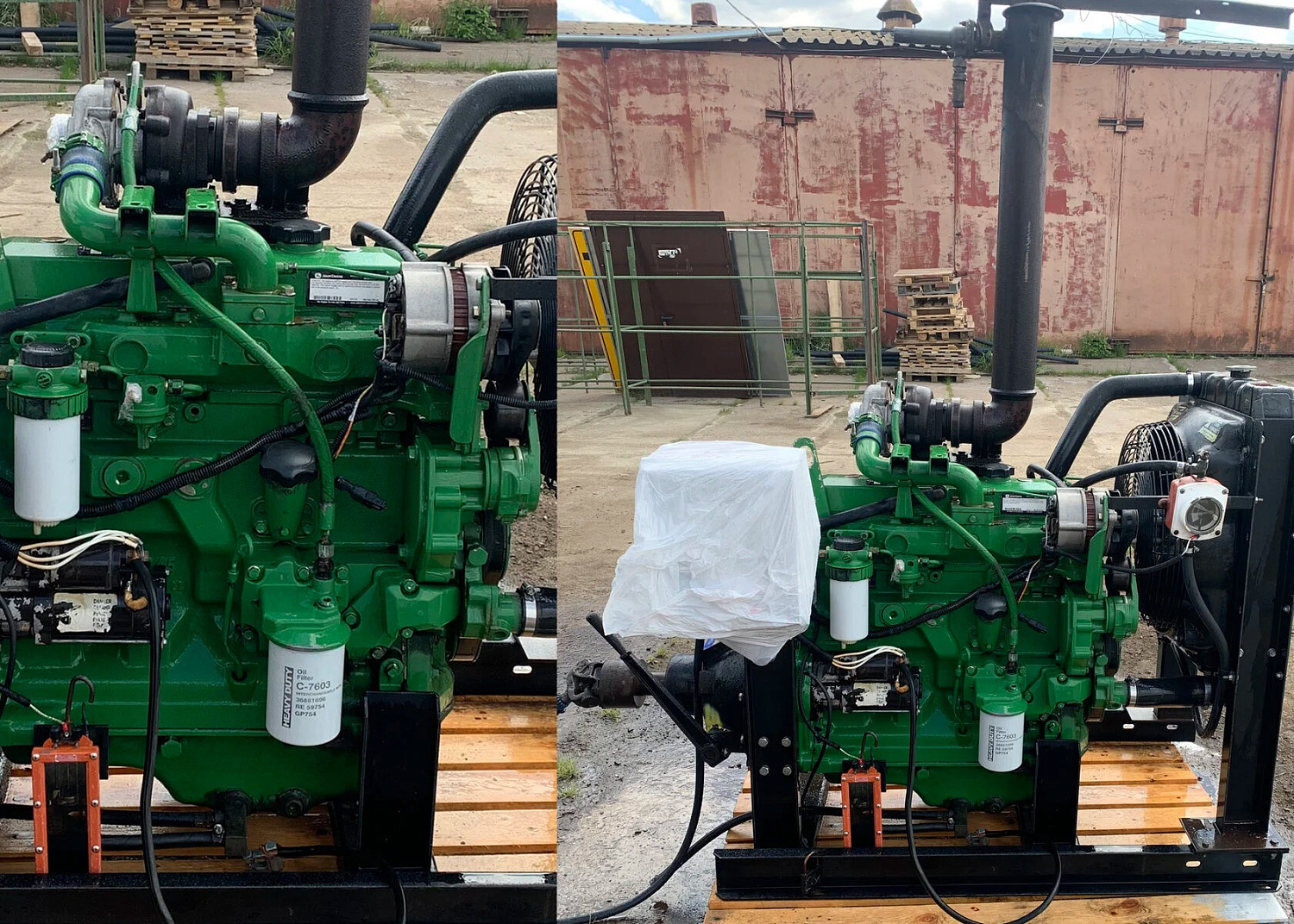 Ремонт дизельного двигателя насосной станции